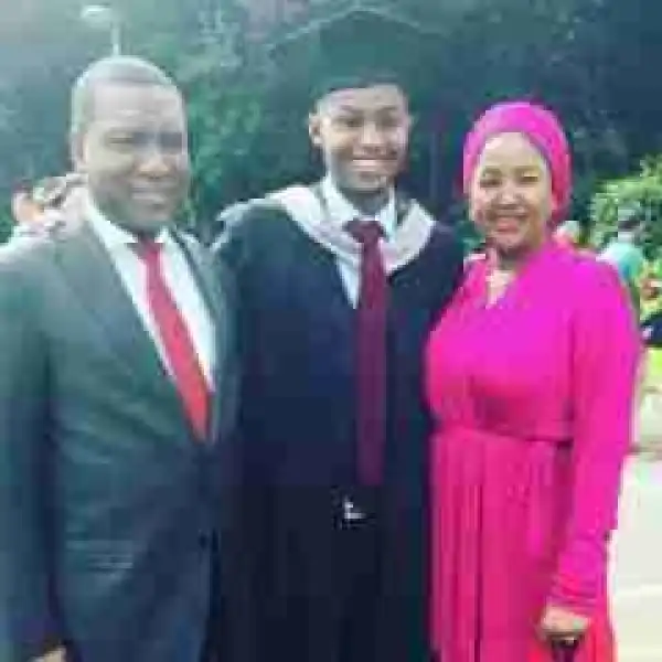 Photos: Aliko Dangote Nephew Graduates From UK University